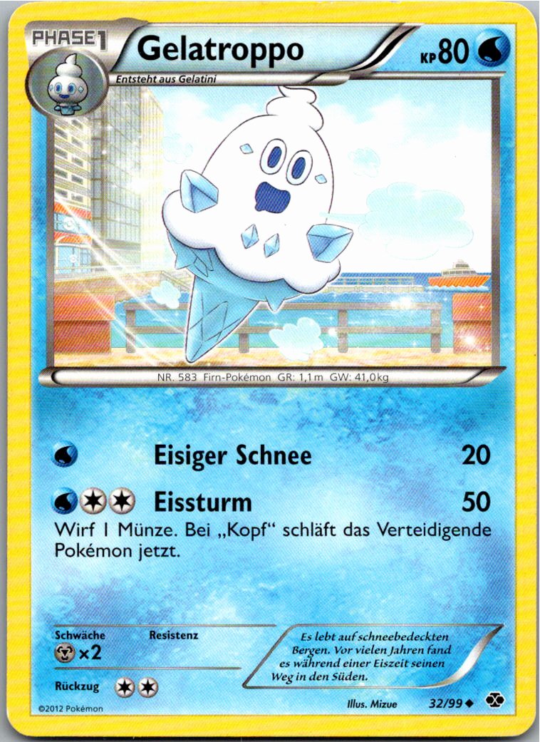 Gelatroppo 32/99 Kommende Schicksale – Vorderseite