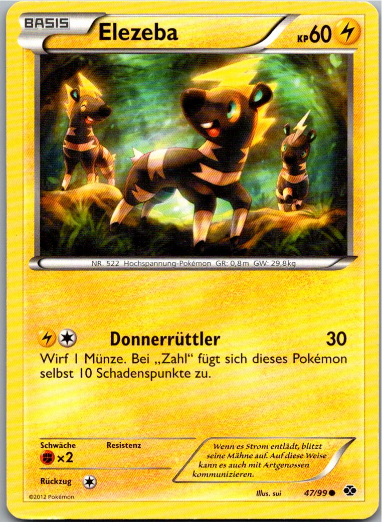 Elezeba 47/99 Kommende Schicksale – Vorderseite
