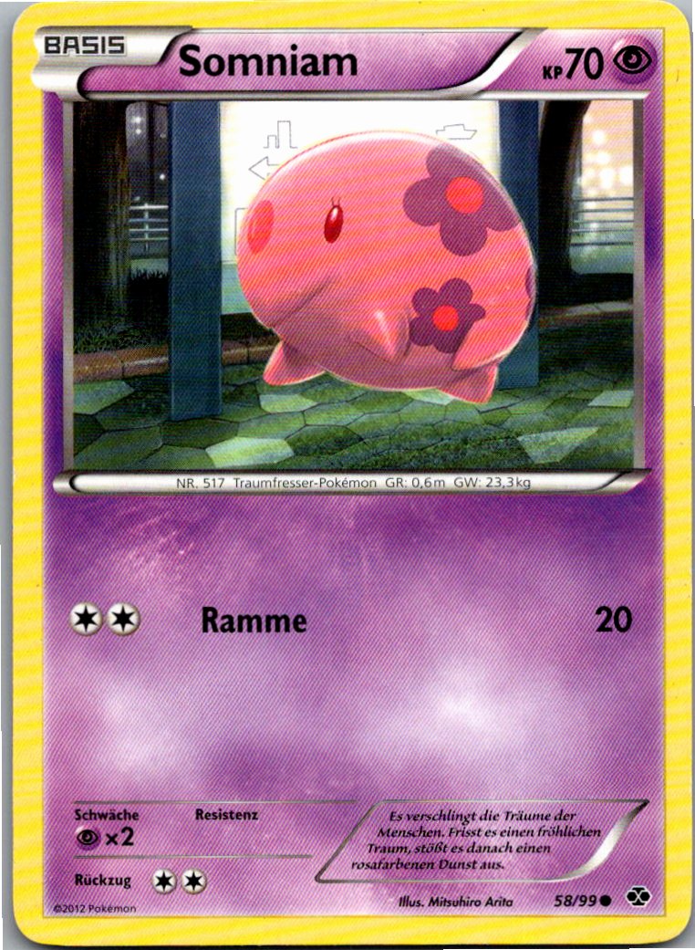 Somniam 58/99 Kommende Schicksale – Vorderseite