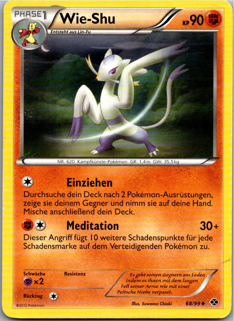Wie-Shu 68/99 Kommende Schicksale – Vorderseite