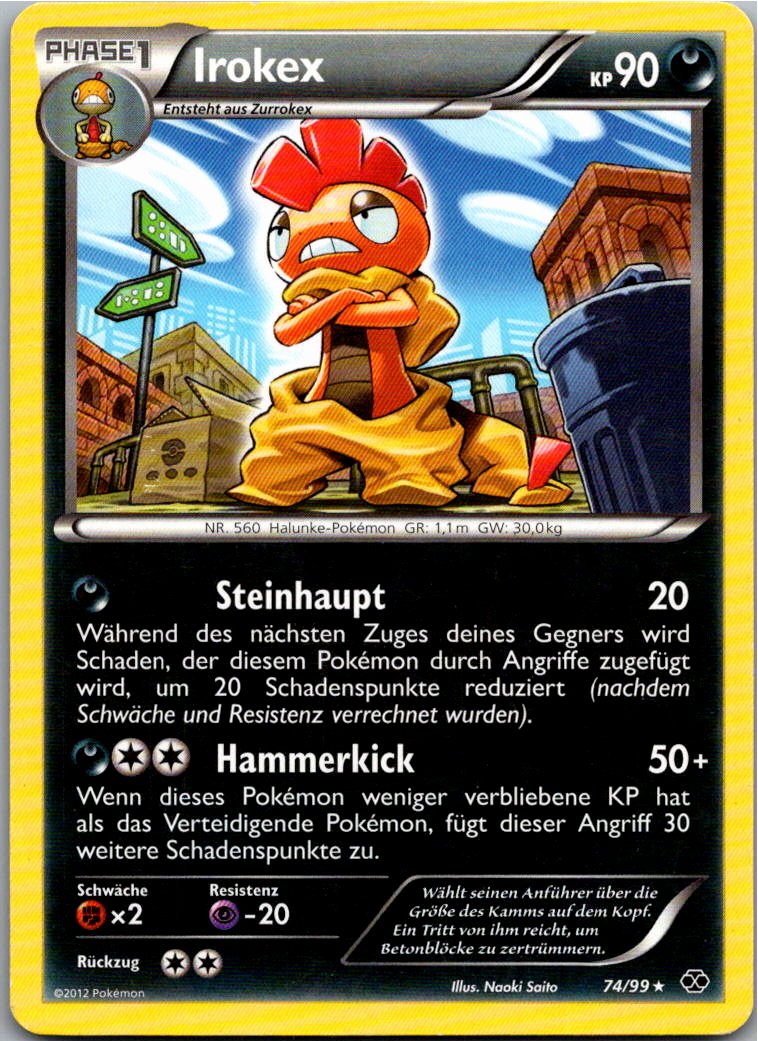Irokex 74/99 Kommende Schicksale – Vorderseite