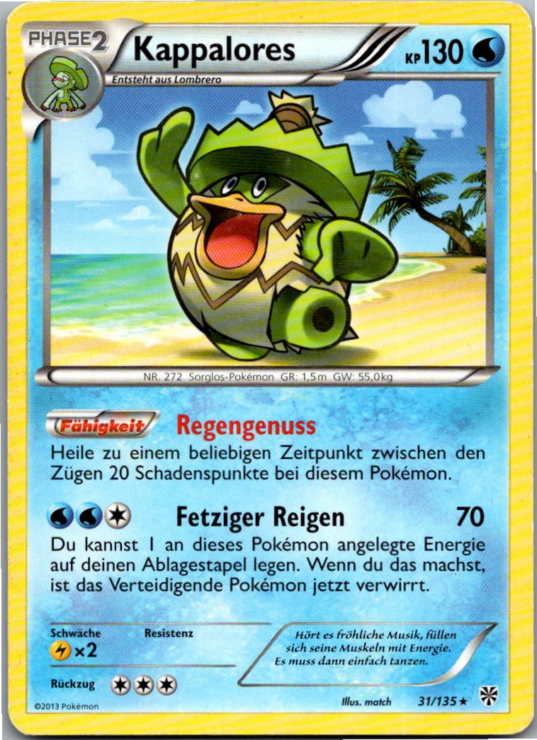 Kappalores 31/135 Plasma-Sturm – Vorderseite