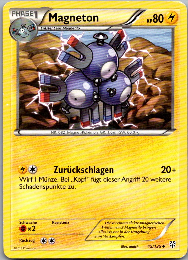 Magneton 45/135 Plasma-Sturm – Vorderseite
