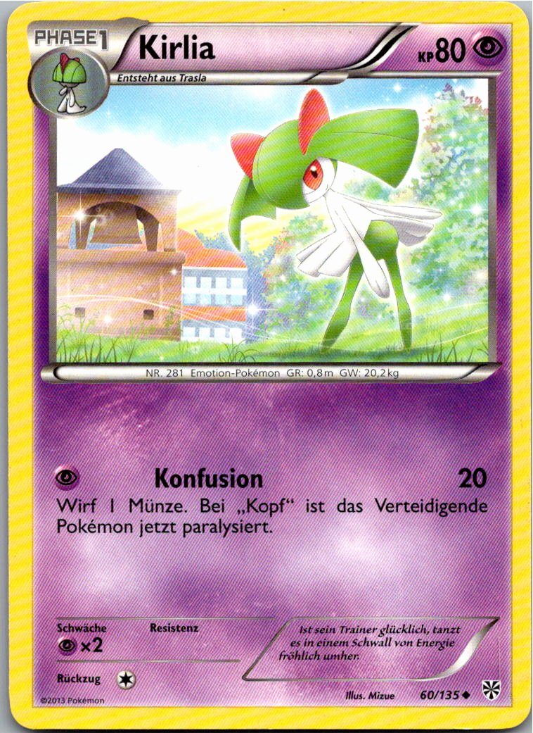Kirlia 60/135 Plasma-Sturm – Vorderseite