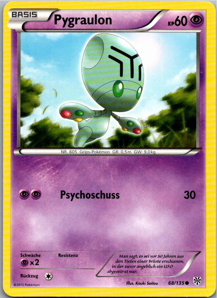 Pygraulon 68/135 Plasma-Sturm – Vorderseite