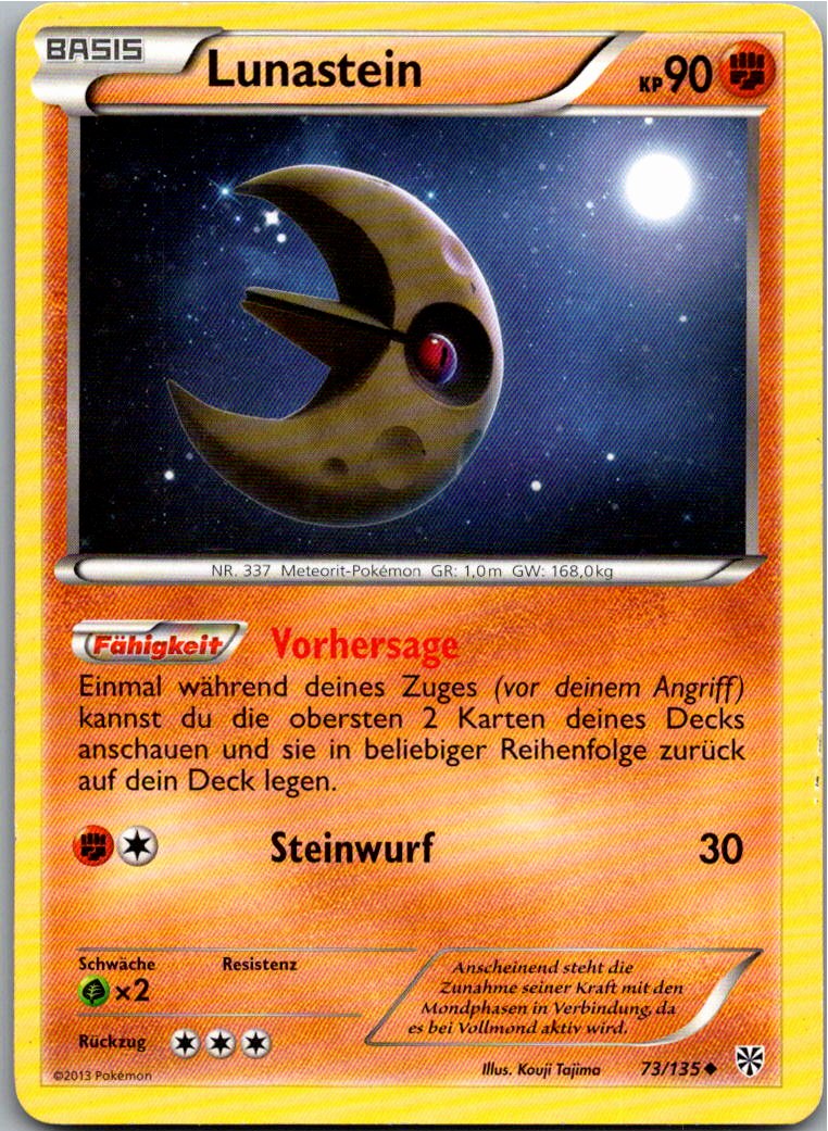 Lunastein 73/135 Plasma-Sturm – Vorderseite
