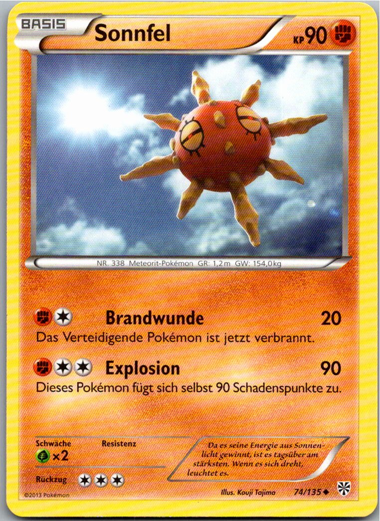 Sonnfel 74/135 Plasma-Sturm – Vorderseite