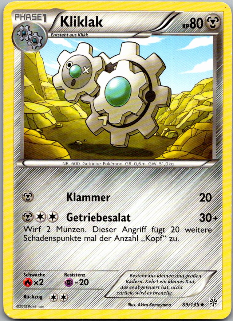 Kliklak 89/135 Plasma-Sturm – Vorderseite