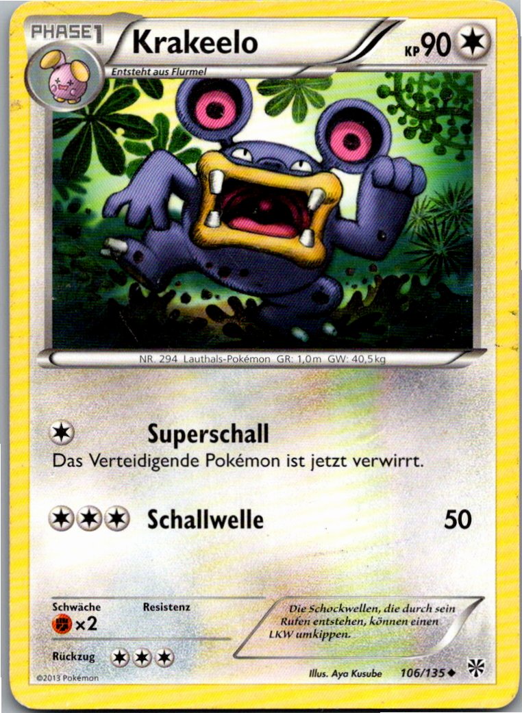 Krakeelo 106/135 Plasma-Sturm – Vorderseite