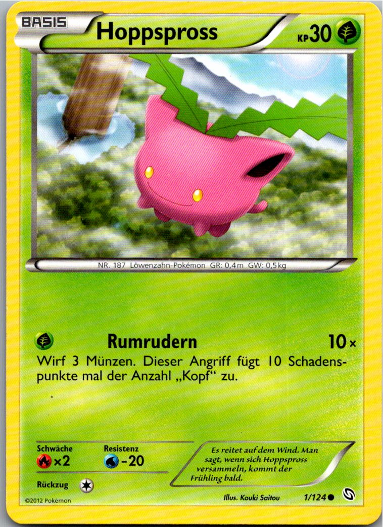 Hoppspross 1/124 Hoheit der Drachen – Vorderseite