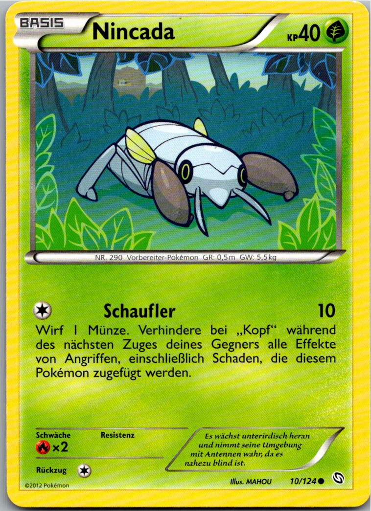 Nincada 10/124 Hoheit der Drachen – Vorderseite