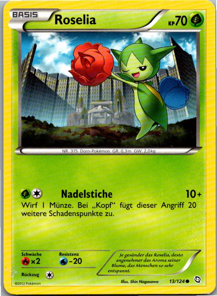 Roselia 13/124 Hoheit der Drachen – Vorderseite