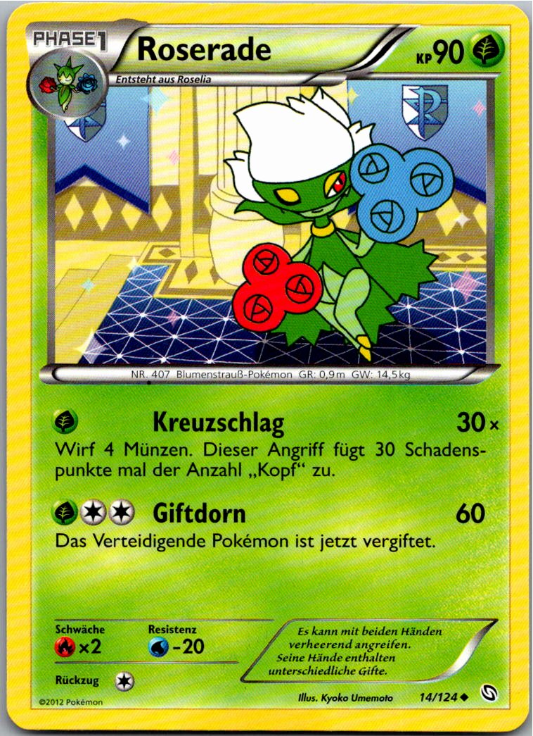 Roserade 14/124 Hoheit der Drachen – Vorderseite