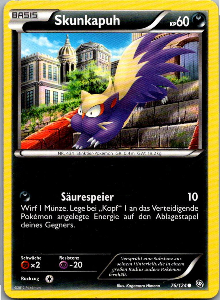 Skunkapuh 76/124 Hoheit der Drachen – Vorderseite