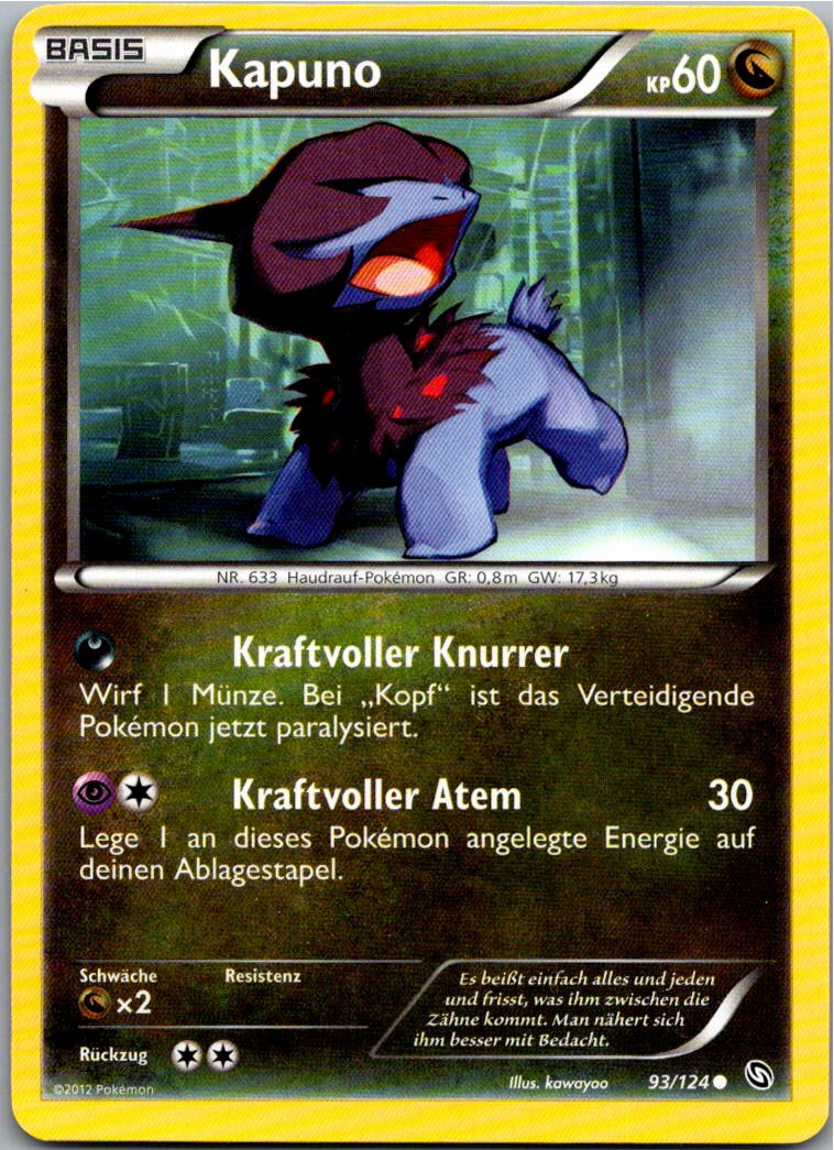 Kapuno 93/124 Hoheit der Drachen – Vorderseite