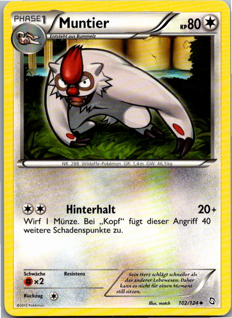 Muntier 102/124 Hoheit der Drachen – Vorderseite