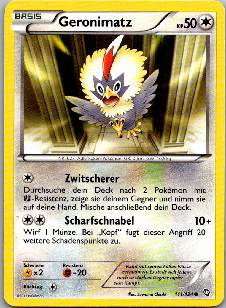 Geronimatz 111/124 Hoheit der Drachen – Vorderseite
