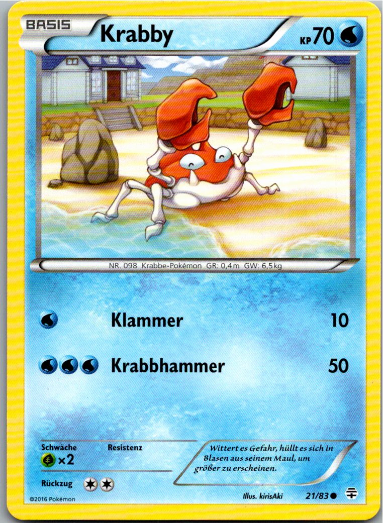Krabby 21/83 Generationen – Vorderseite