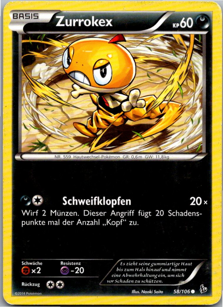 Zurrokex 58/106 Flammenmeer – Vorderseite