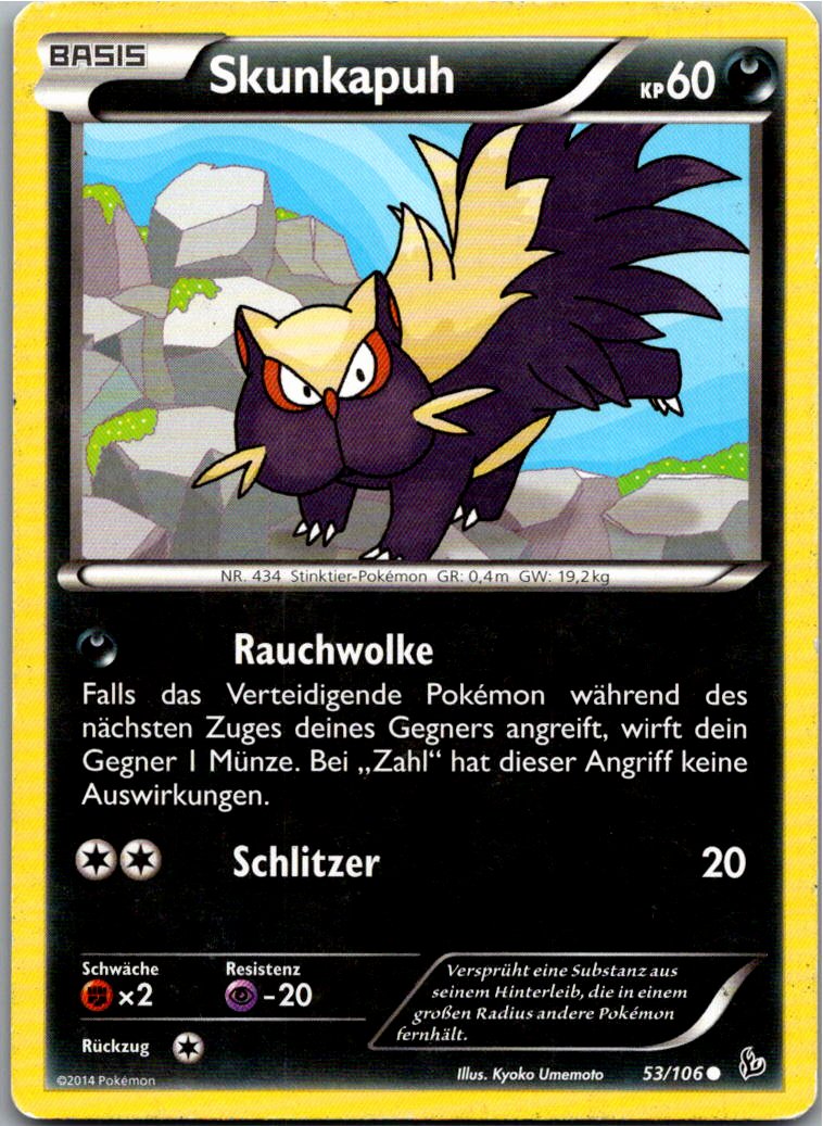 Skunkapuh 53/106 Flammenmeer – Vorderseite