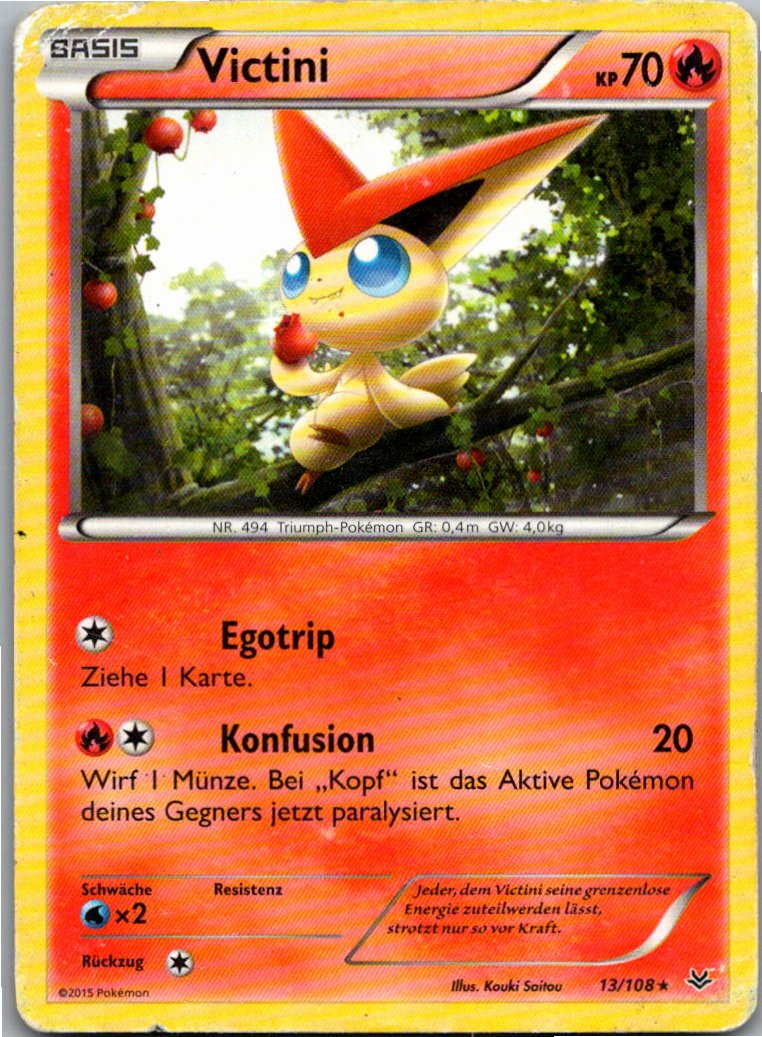 Victini 13/108 Drachenleuchten – Vorderseite