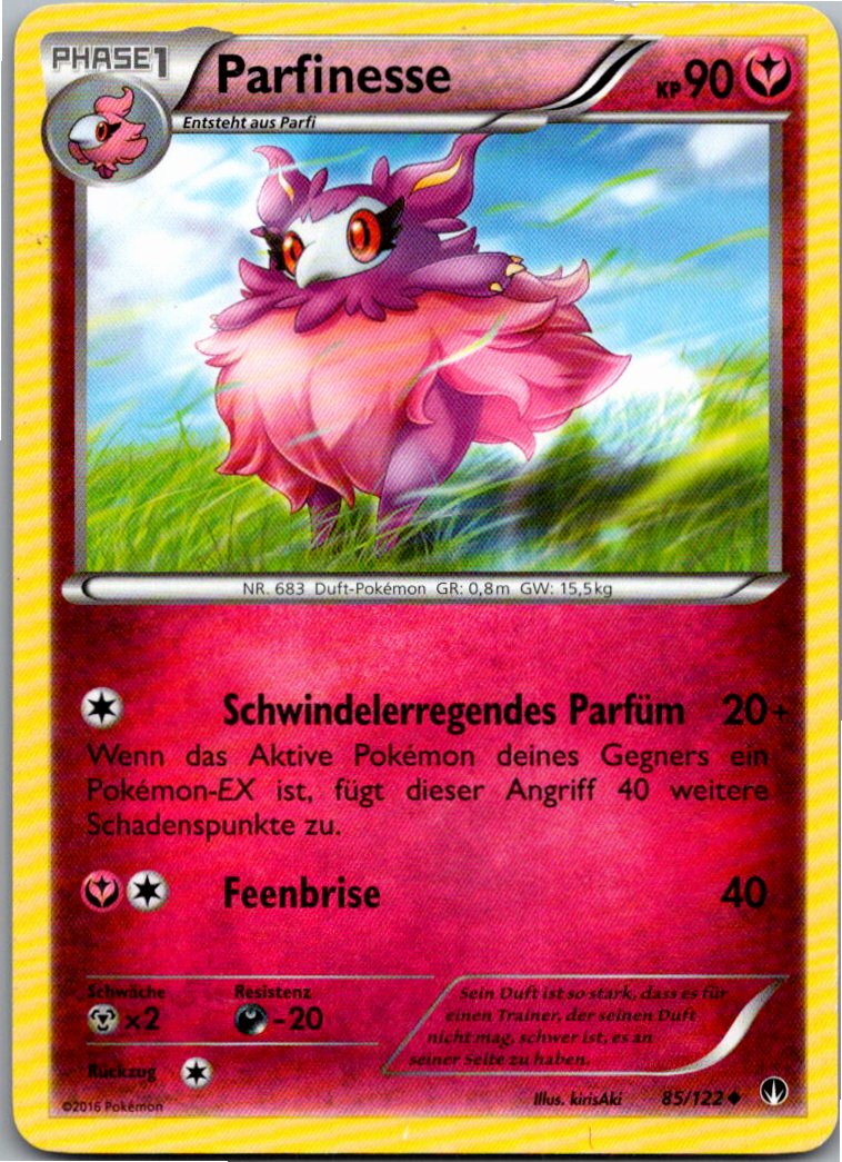 Parfinesse 85/122 TURBOfieber – Vorderseite