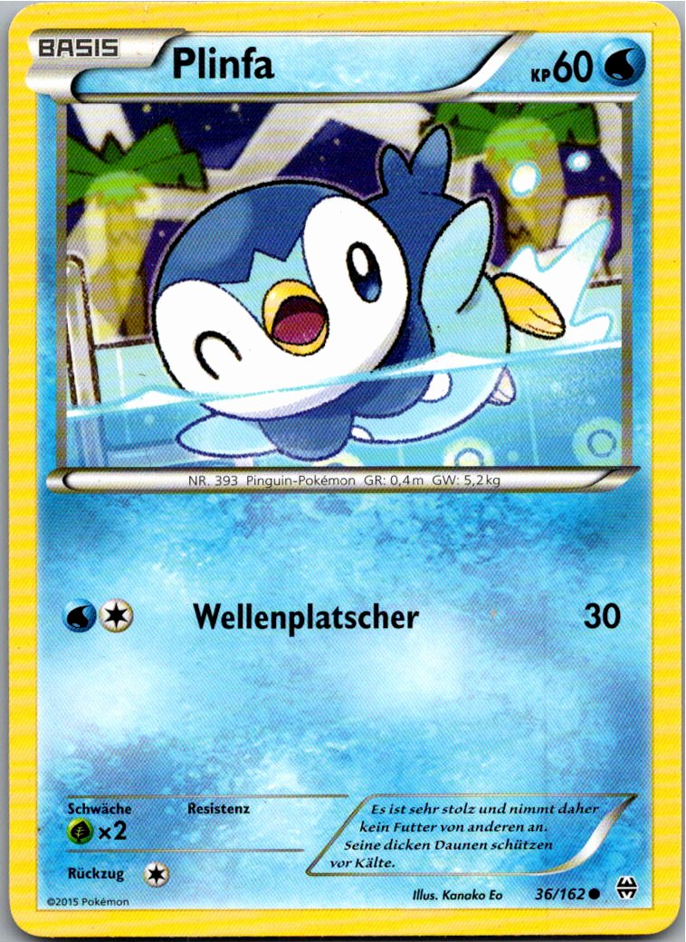 Plinfa 36/162 TURBOstart – Vorderseite