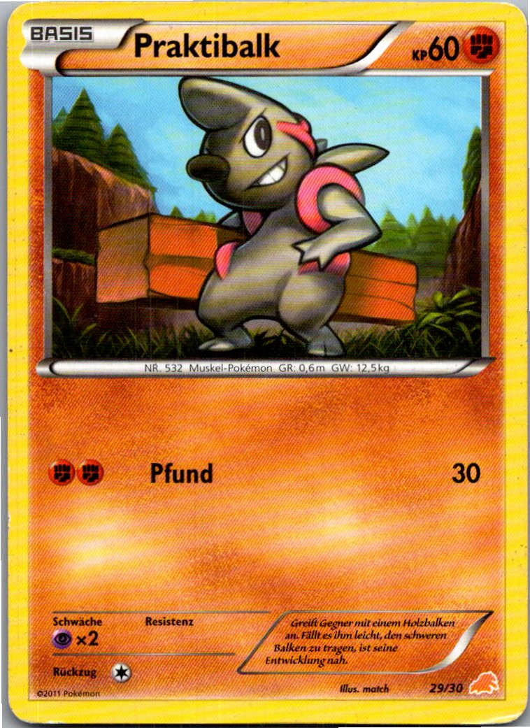 Praktibalk 11/30 BW trainer Kit (Excadrill) – Vorderseite