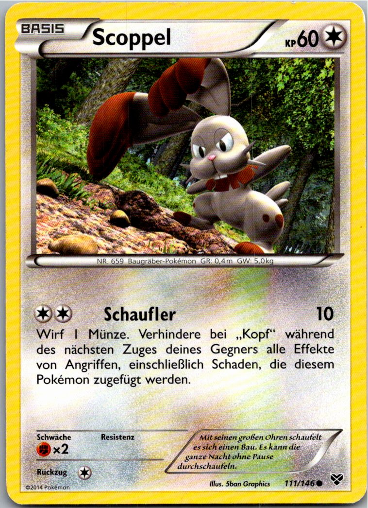 Scoppel 111/146 XY – Vorderseite