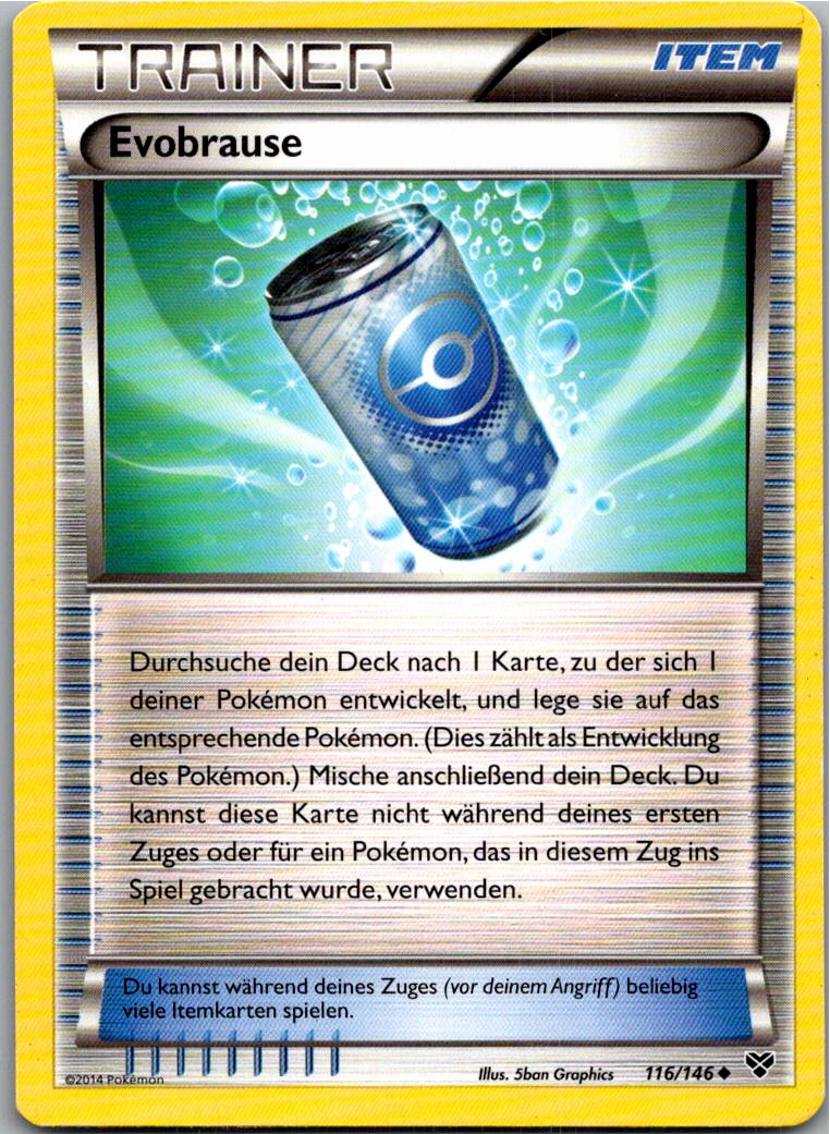 Evobrause 116/146 XY – Vorderseite