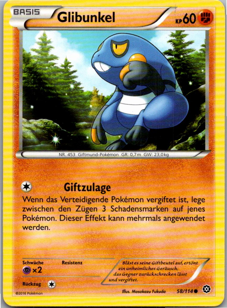 Glibunkel 58/114 Dampfkessel – Vorderseite