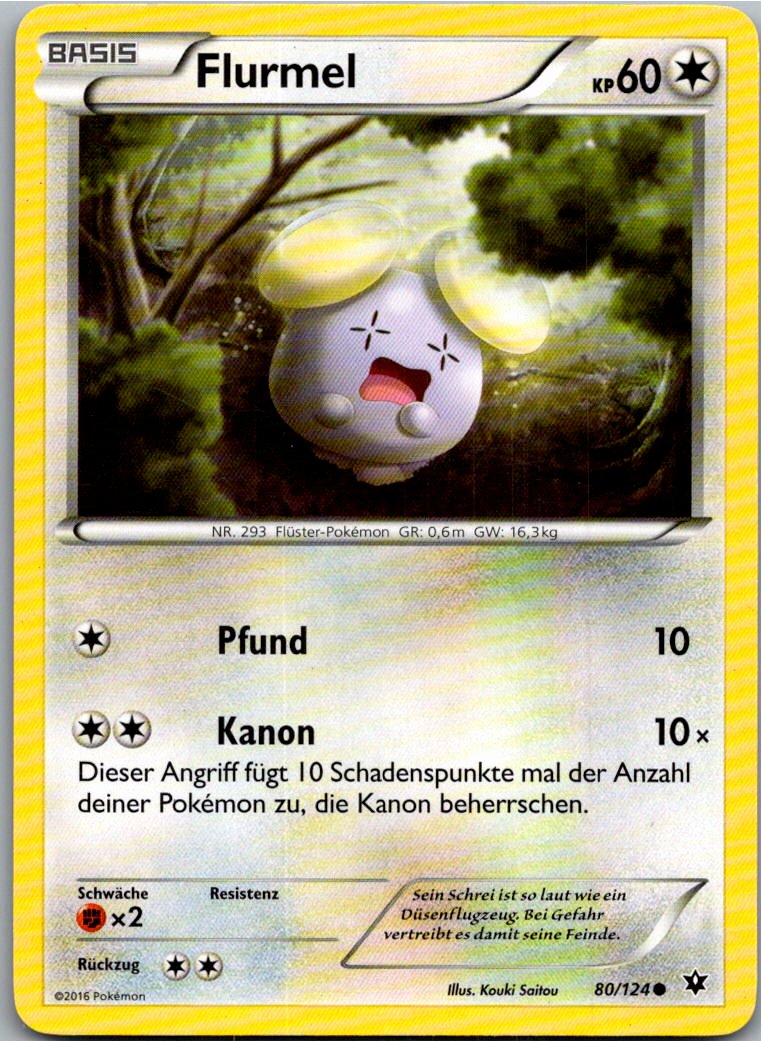Whismur Flurmel 80/124 Schicksalsschmiede – Vorderseite