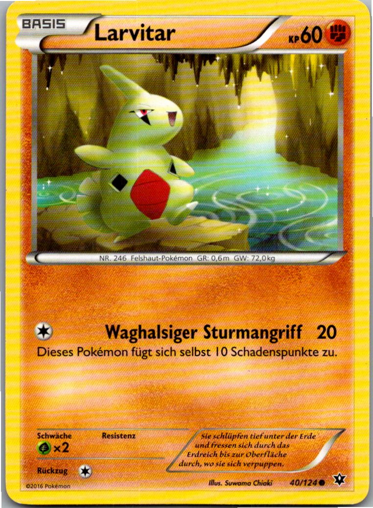 Larvitar 40/124 Schicksalsschmiede – Vorderseite