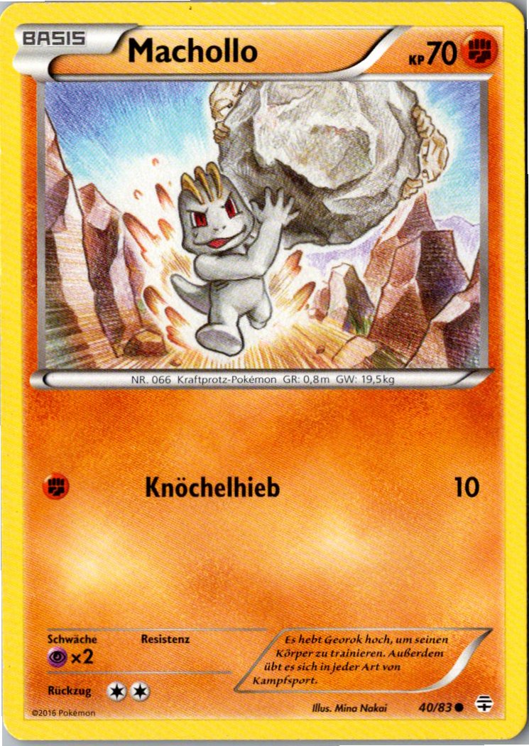 Machollo 40/83 Generationen – Vorderseite