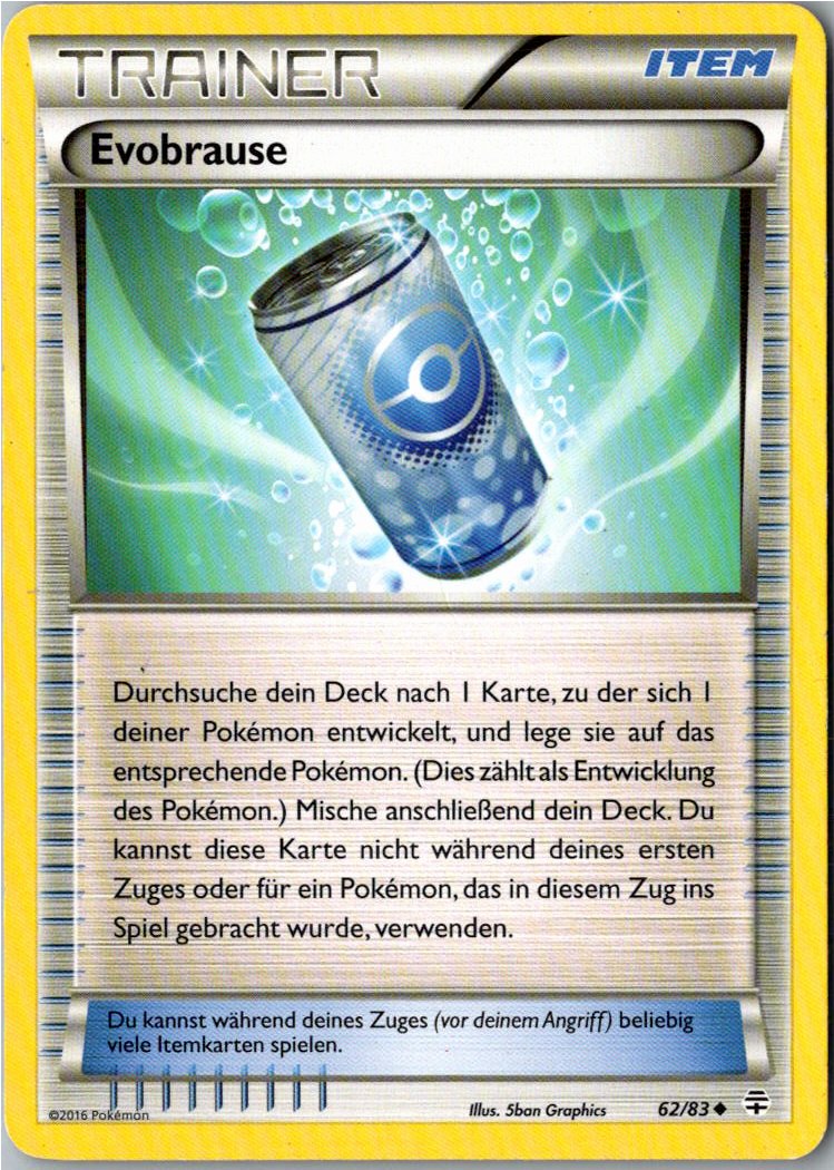 Evobrause 62/83 Generationen – Vorderseite