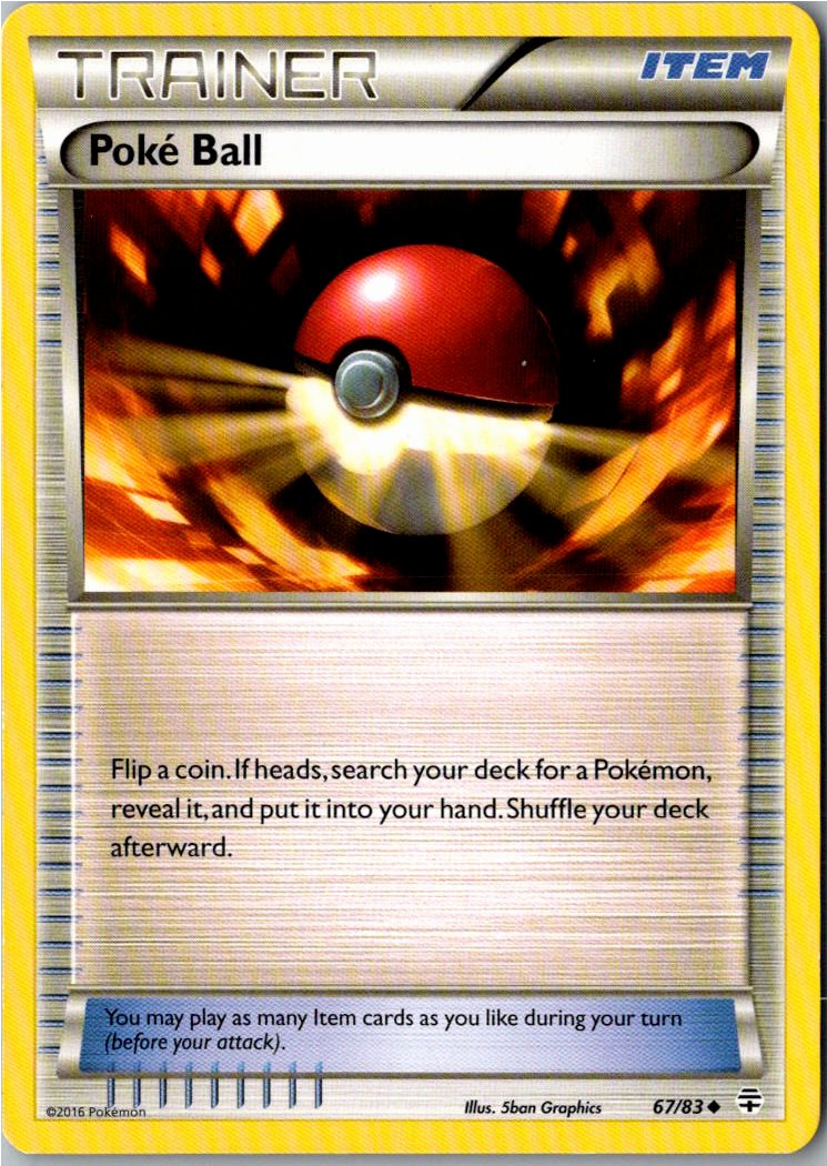 Poké Ball 67/83 Generationen – Vorderseite