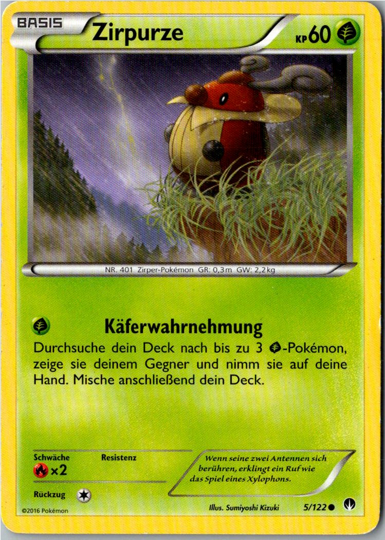 Zirpurze 5/122 TURBOfieber – Vorderseite