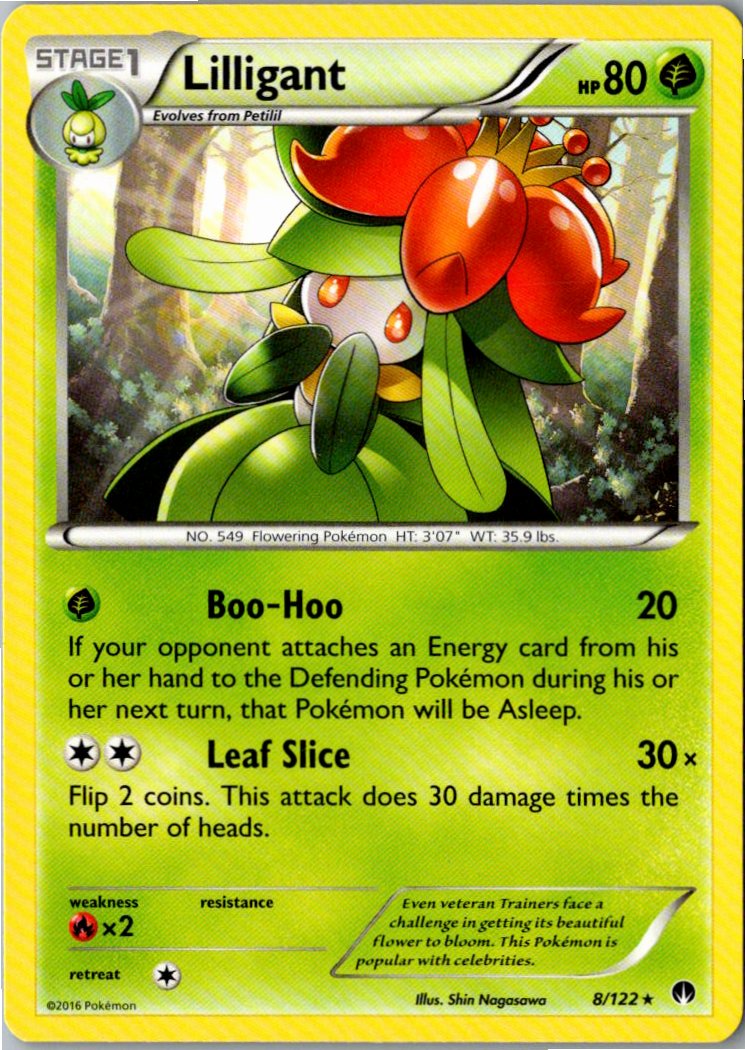 Lilligant Dressella 8/122 TURBOfieber – Vorderseite