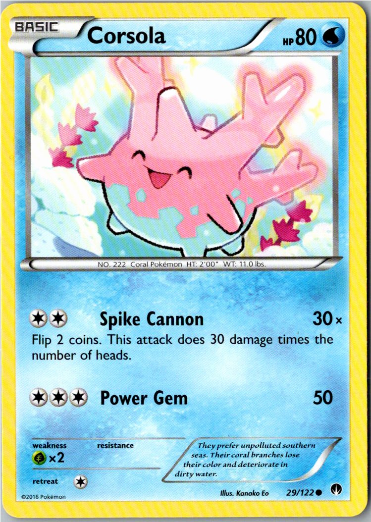 Corsola Corasonn 29/122 TURBOfieber – Vorderseite