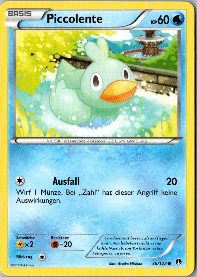 Piccolente 36/122 TURBOfieber – Vorderseite