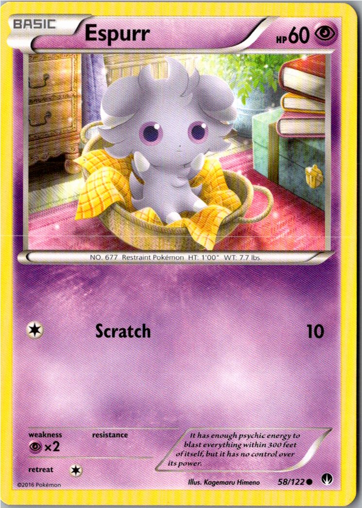 Espurr Psiau 58/122 TURBOfieber – Vorderseite