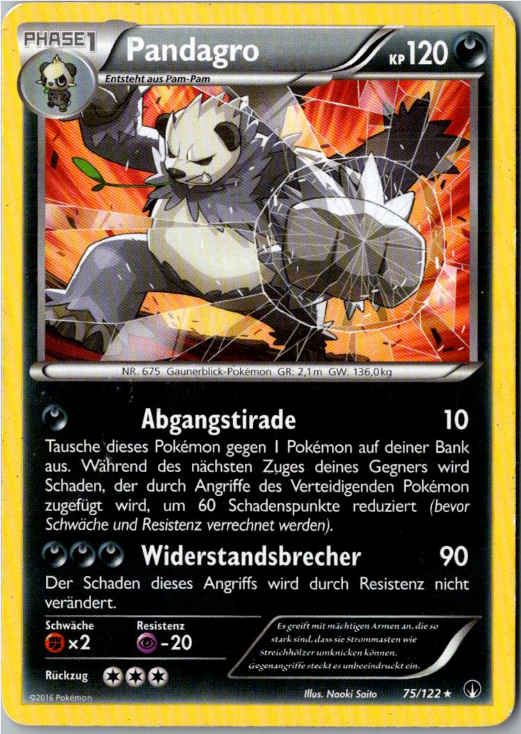 Pandagro 75/122 TURBOfieber – Vorderseite