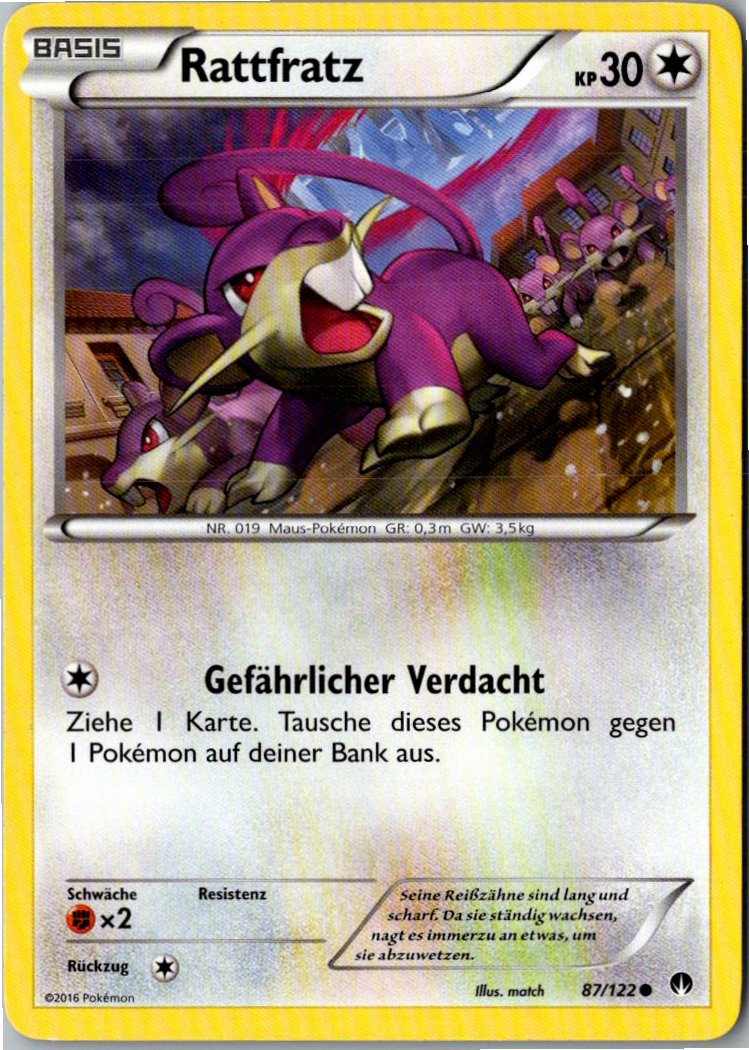 Rattfratz 87/122 TURBOfieber – Vorderseite