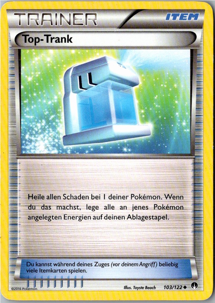 Top-Trank 103/122 TURBOfieber – Vorderseite