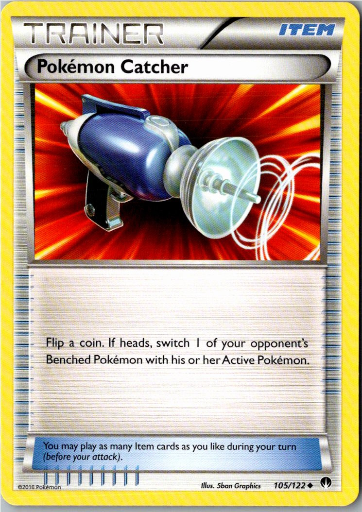 Pokémon Catcher Pokémon-Fänger 105/122 TURBOfieber – Vorderseite