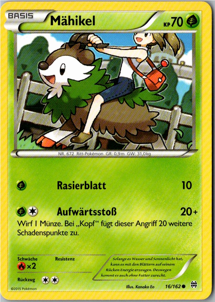 Mähikel 16/162 TURBOstart – Vorderseite