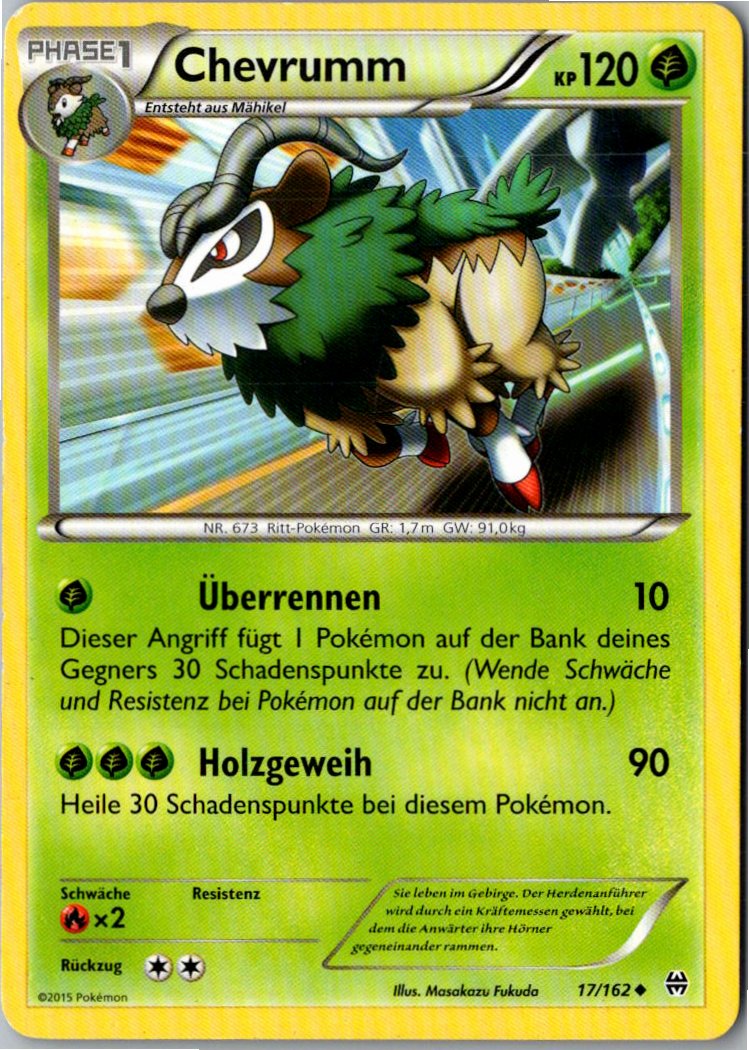 Chevrumm 17/162 TURBOstart – Vorderseite