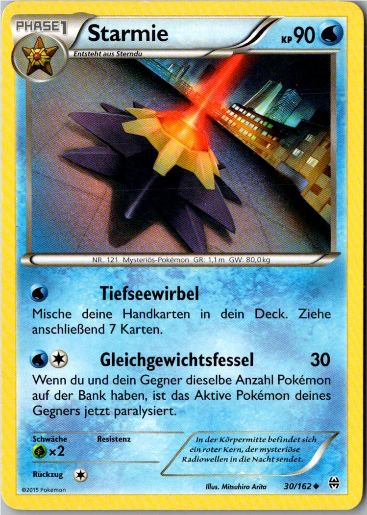 Starmie 30/162 TURBOstart – Vorderseite