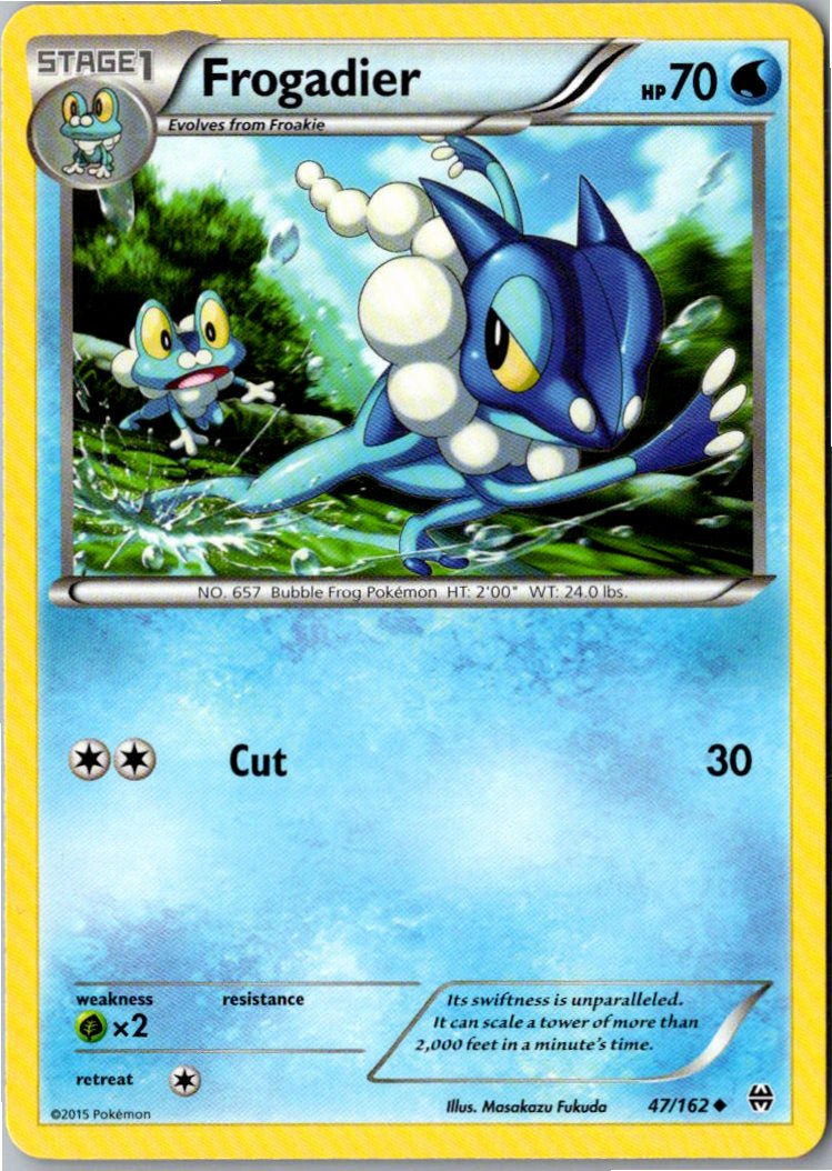 Frogadier Amphizel 47/162 TURBOstart – Vorderseite