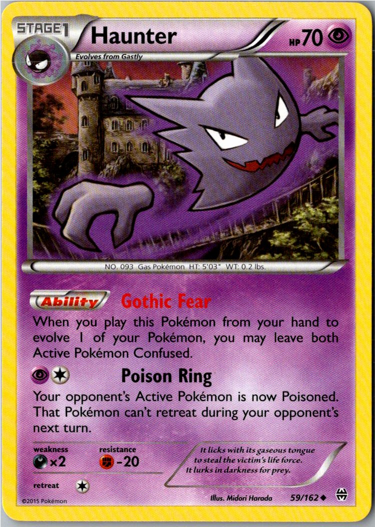 Haunter Alpollo 59/162 TURBOstart – Vorderseite